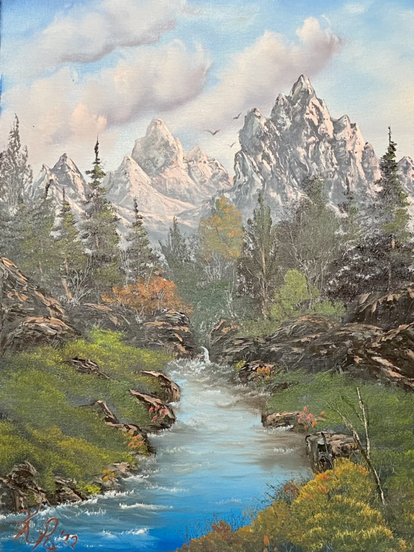 "MountainParadiseOilLandscape"