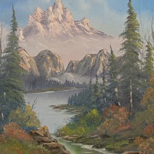 "SpringInTheWasatch-OilPainting"